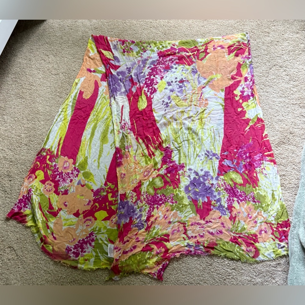 Studio 36 Vibrant Floral Scarf/Shawl